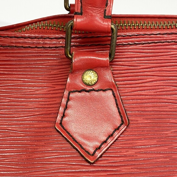 Louis Vuitton Epi Speedy 35 Handbag M42997 Castilian Red for Women - Picture 13 of 14
